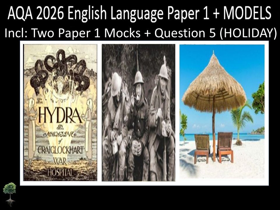 Two AQA 2026 English Language Paper 1 | MODELS + Q5 (HOLIDAY)