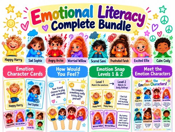 Emotional Literacy Resource Bundle | KS1 SEND/SEMH