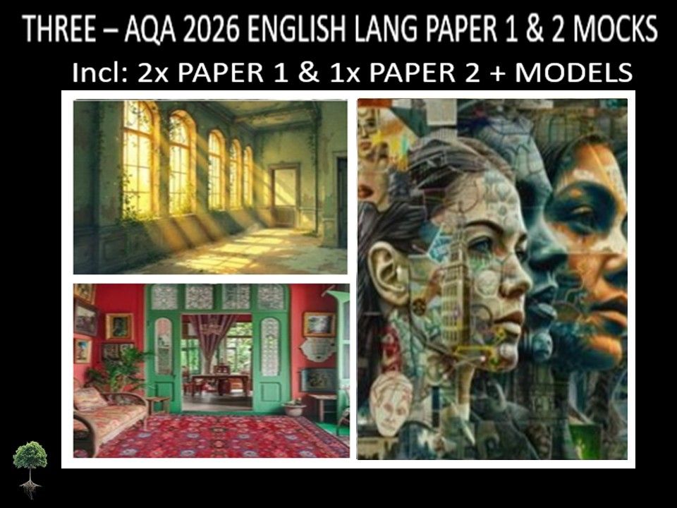 THREE - AQA PAPER 1 & 2 | 2026 FULL MOCKS | MODELS