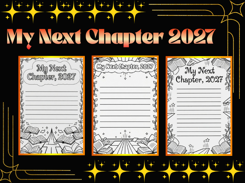 My Next Chapter 2027 Blank Lined Paper | No Prep Writing Templates & Worksheets