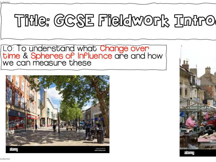 GCSE Fieldwork 2027 EDUQAS A Sphere of Influence and Change over time