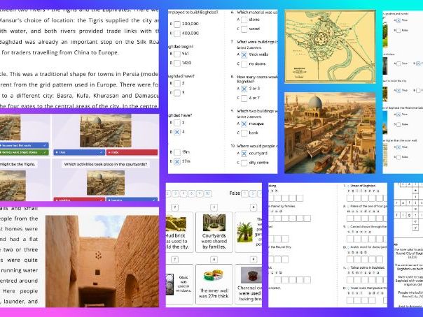 KS2 non-European Societies - The Golden Age of Baghdad: The City of Baghdad Topic Pack