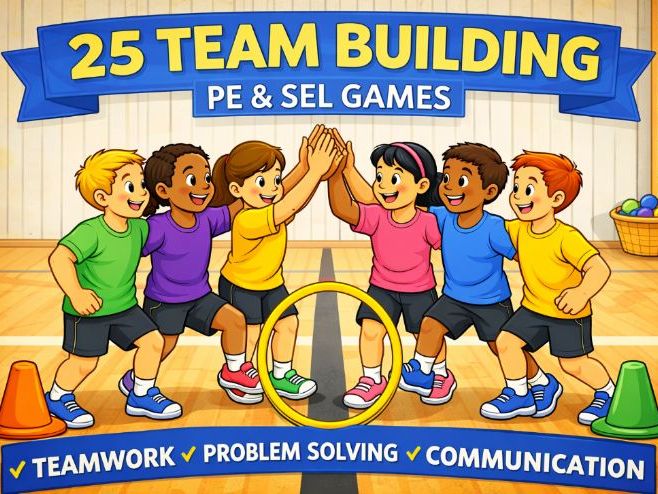 25 Team Building and Get To Know You PE Games – Problem Solving, Cooperation Activities