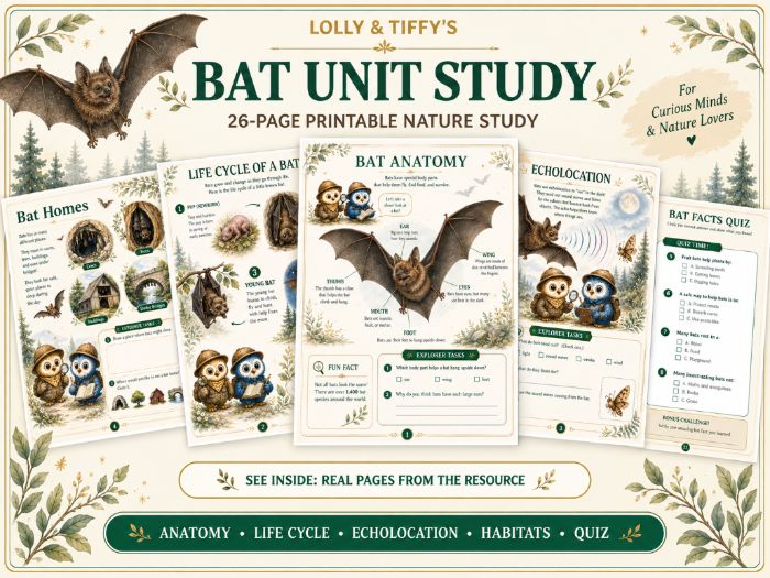 Bat Unit Study | Science & Nature KS1