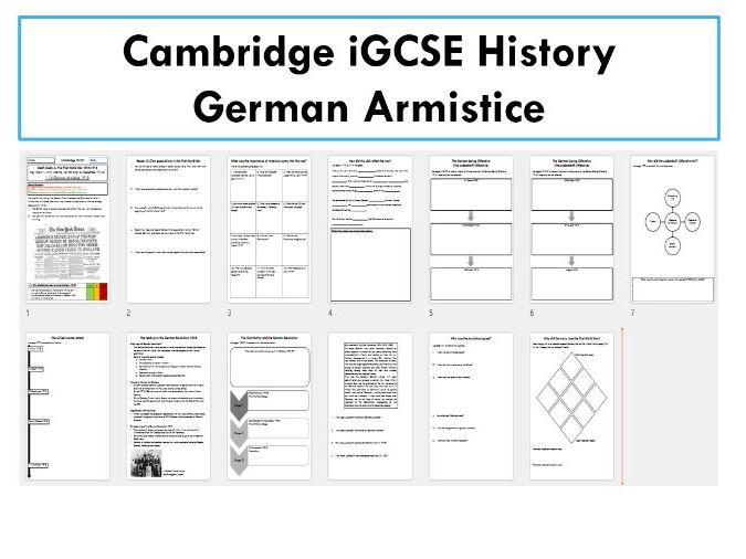 iGCSE | German Armistice