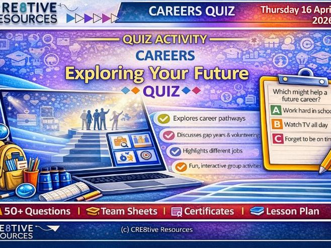 Exploring Your Future – Careers & Jobs Quiz (Interactive Classroom Game)