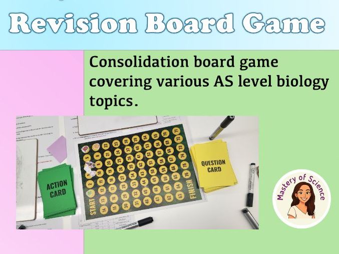 A-level Biology Revision Board game (with answers)