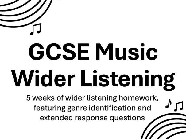 GCSE Music: Wider Listening Exam Pack 4