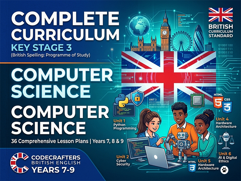 KS3 Computer Science Complete Curriculum Full Bundle 36 Lessons