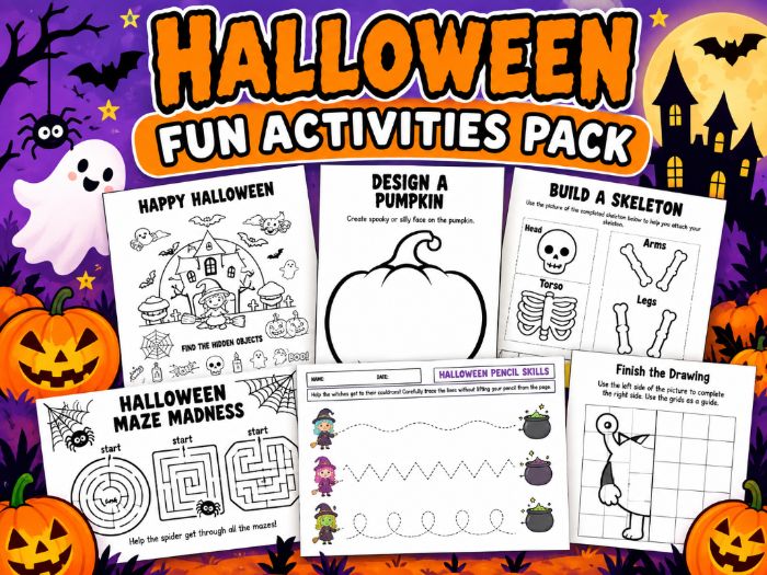 Halloween Activity Pack (EYFS and KS1)