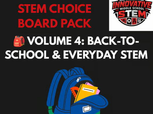 Everyday STEM Choice Board Pack