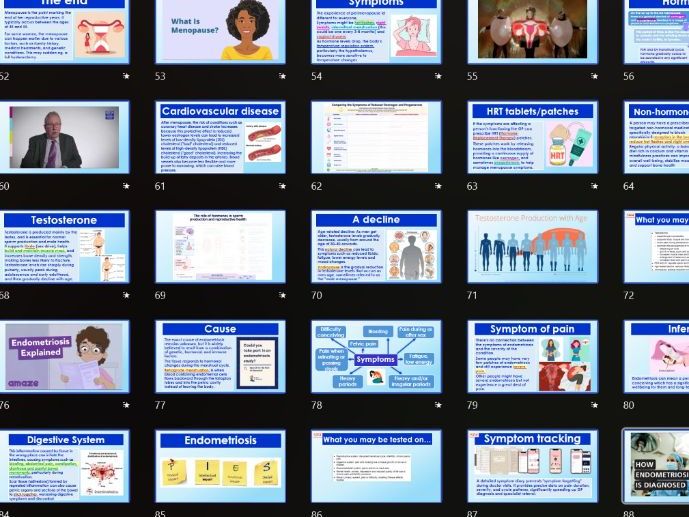 T-Level Health 2026 9.25-9.27 Reproductive and endometriosis plus 8.1.8 DNA RNA