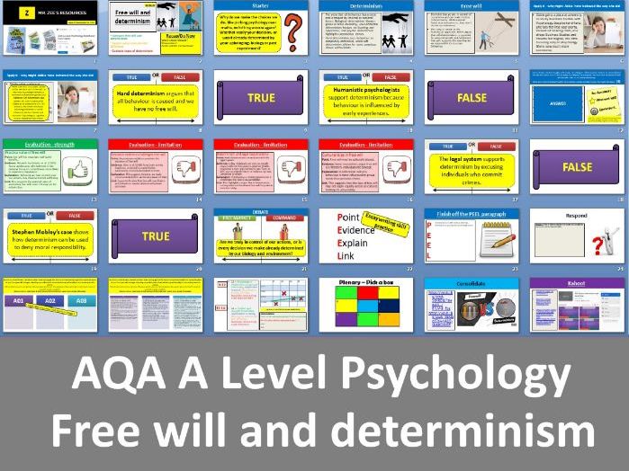 Free will and determinism | Exams in 2027 - AQA A Level Psychology (Issues and debates)