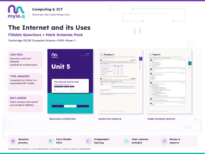 Unit 5 The Internet & its Uses (GCSE CS)