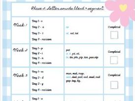 Phase 2 Teaching Planner