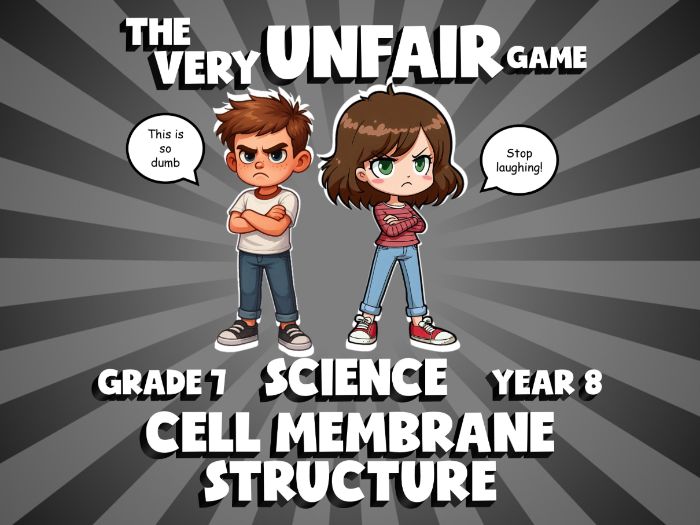 Cell Membrane Structure VERY UNFAIR GAME | No-Prep Year 8 Science Review Activity
