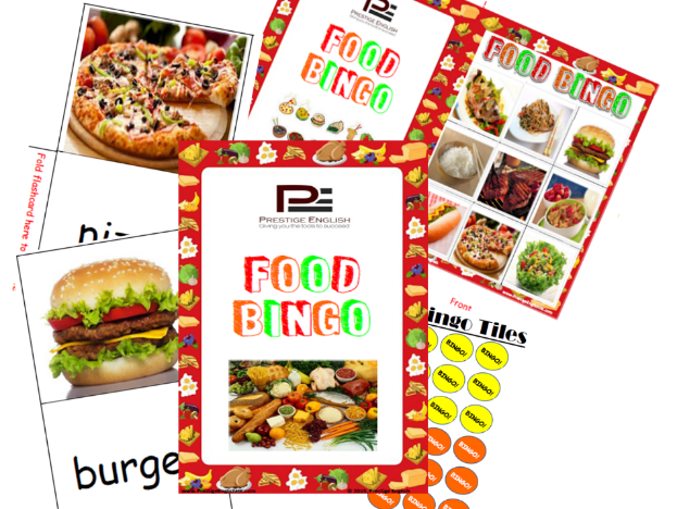 Food Bingo | Fun Vocabulary Game