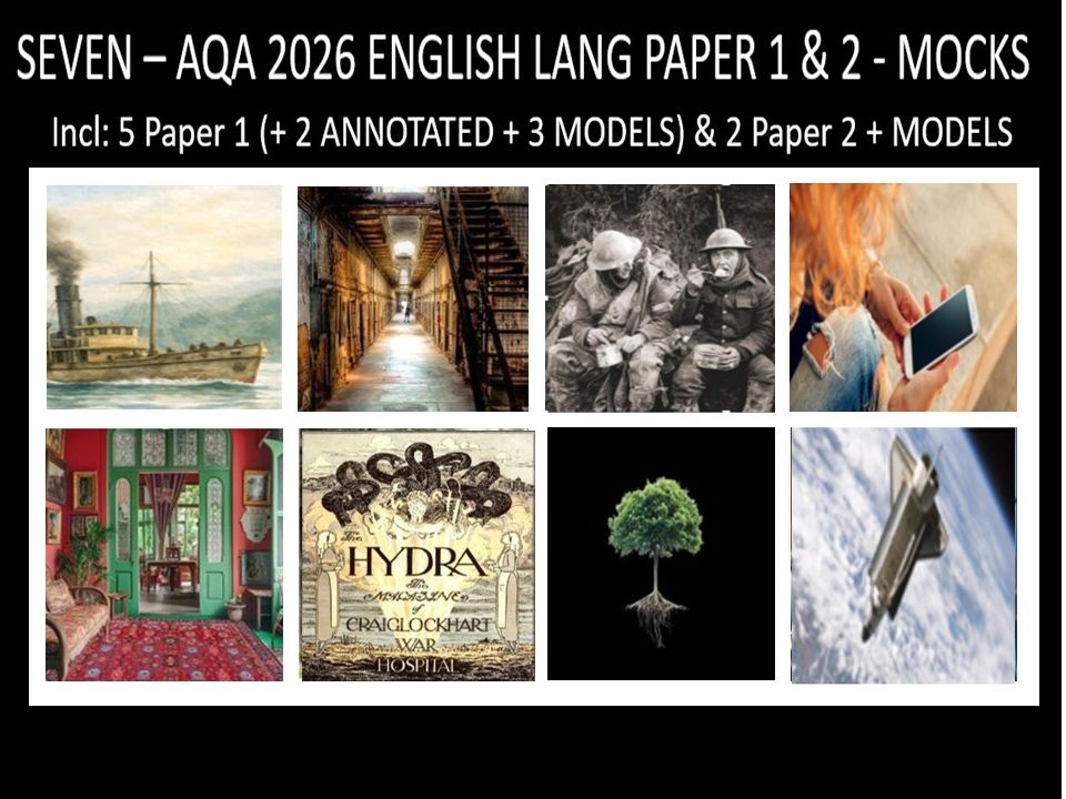 SEVEN - AQA PAPER 1 & 2 | 2026 FULL MOCKS | ANNOTATED | MODELS