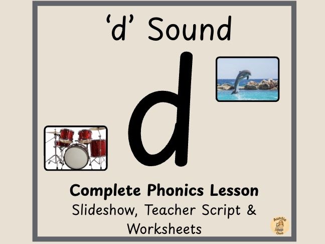 Initial 'd' Sound Phonics - Phase 2 Complete Lesson (EYFS)