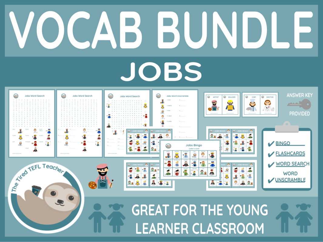 ESL Jobs Vocabulary Bundle