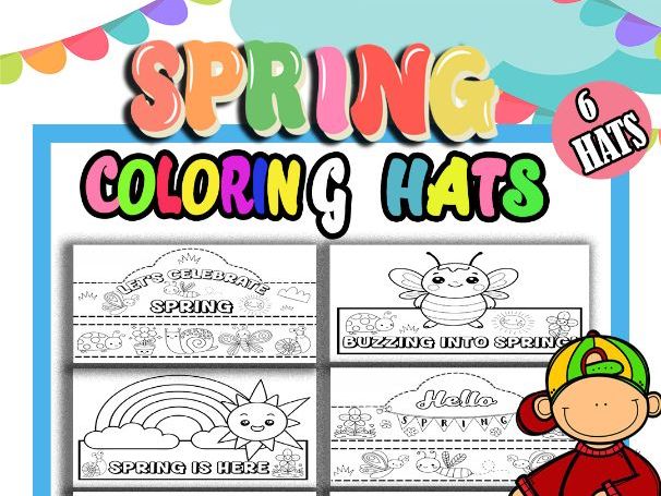 Spring Hat Crown Craft Headband for EYFS / Nursery / Reception