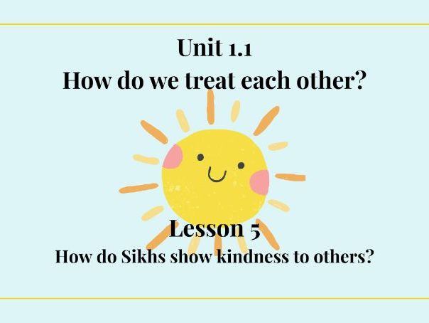 KS1 RE Lesson 5 - How do people know how to treat each other? (The Golden Rule)