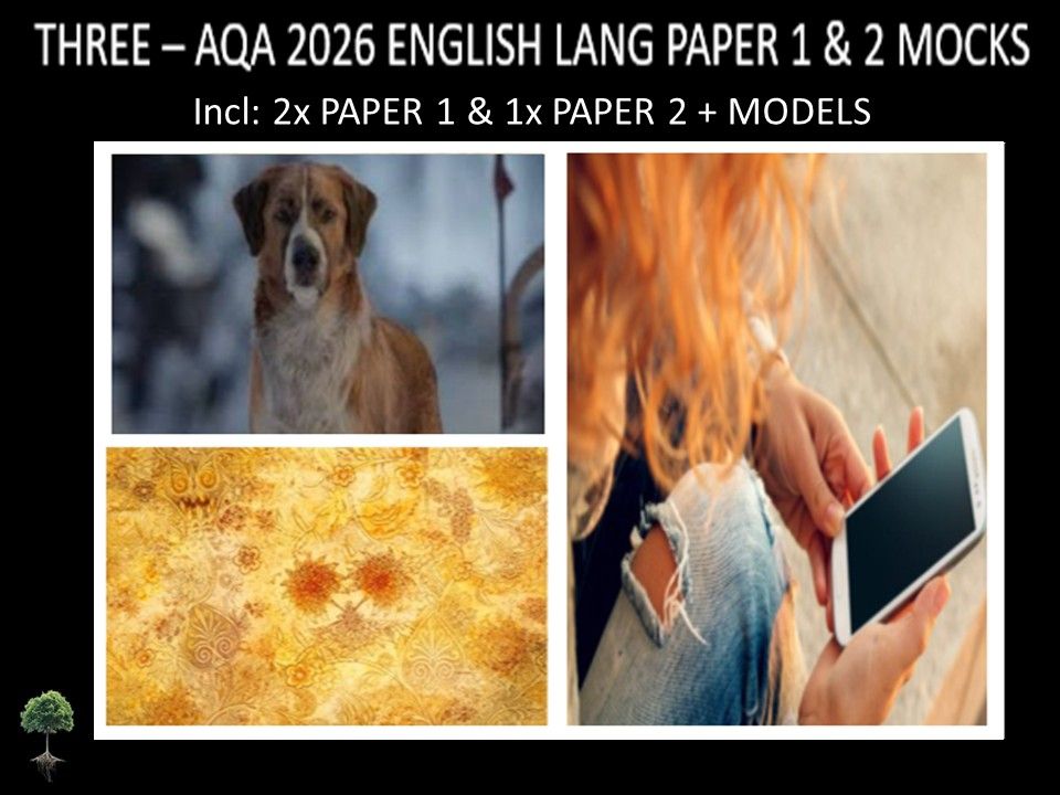 THREE - AQA PAPER 1 & 2 | 2026 FULL MOCKS | MODELS