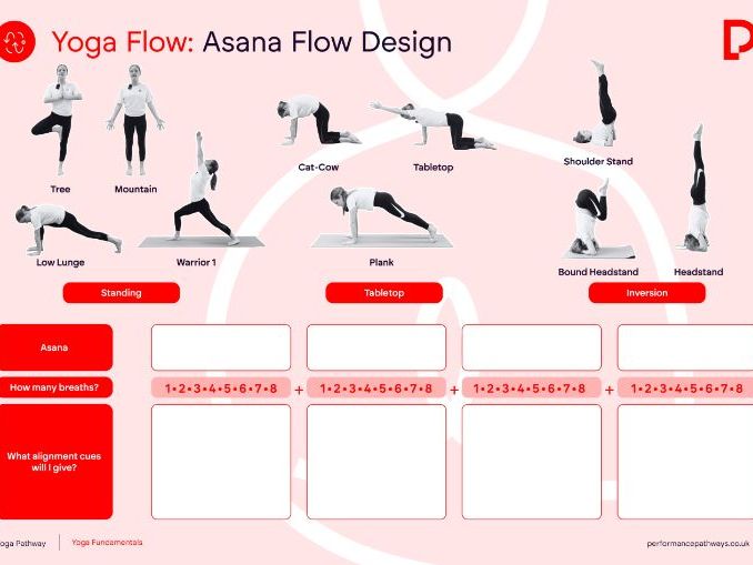 Yoga Flow Design Worksheets