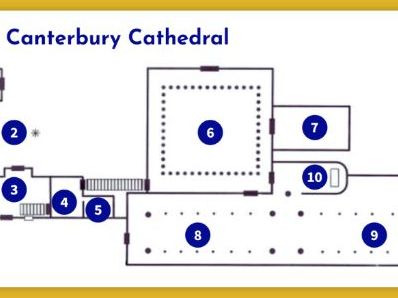 Canterbury Cathedral: Interactive Floor Plan