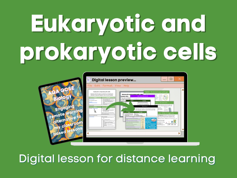 Eukaryotic and Prokaryotic cells Distance learning