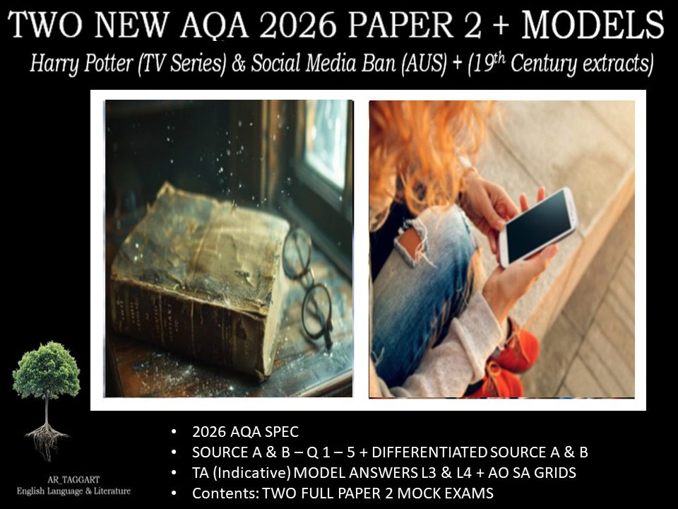 TWO - NEW AQA PAPER 2 | 2026 FULL MOCKS | MODELS