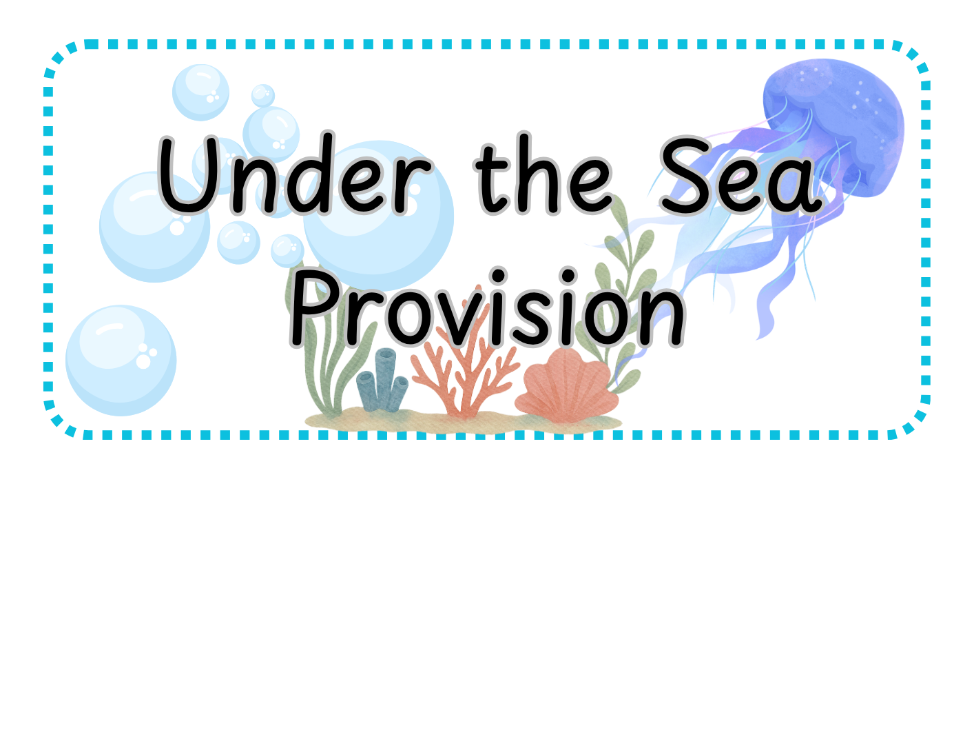 Under the Sea Provision Activity Bundle