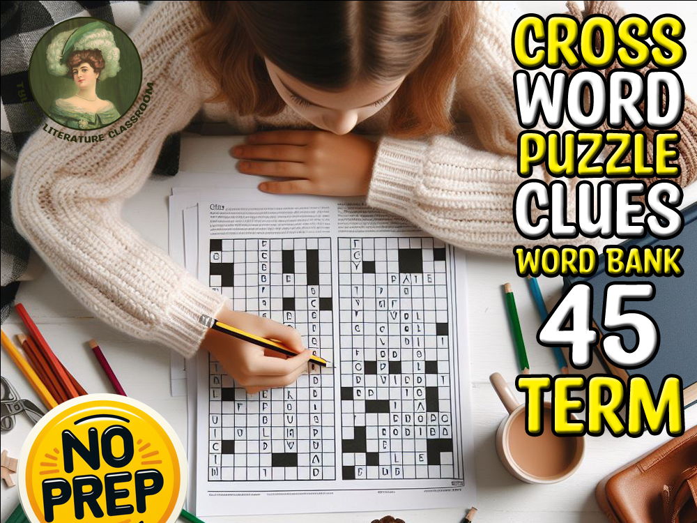 Informational Text #1-3 ELA Vocabulary Crossword Puzzle