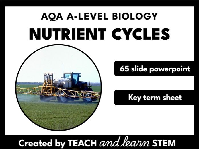 Nutrient Cycles AQA A-level Biology Complete PowerPoint Presentation| Nitrogen & Phosphorus Cycle