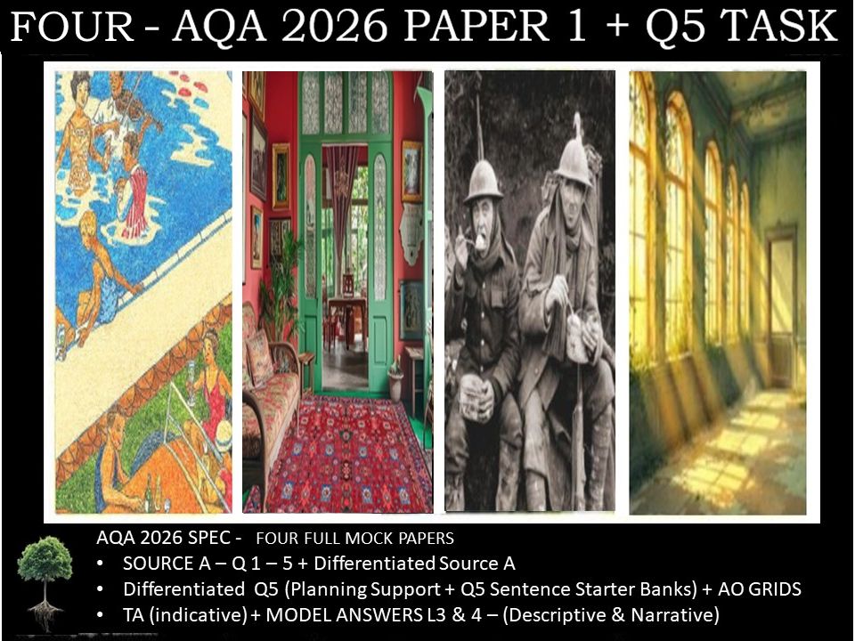 FOUR - PAPER 1 | 2026 FULL MOCKS | Q5 TASKS