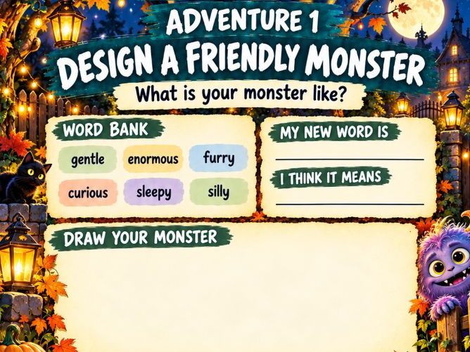 Halloween Writing Adventures – 5 Fun Creative Writing Worksheets
