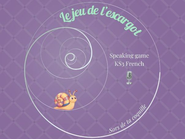 Le jeu de l’escargot – KS3 French speaking board game