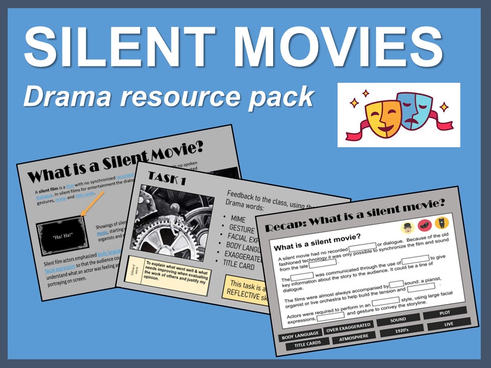 Silent Movies Extensive Drama resource pack Teaching Resources