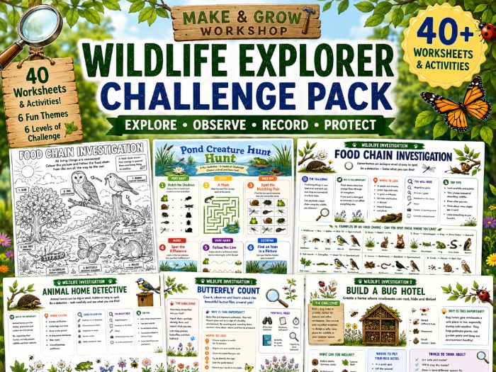 Wildlife Investigation Activity Pack