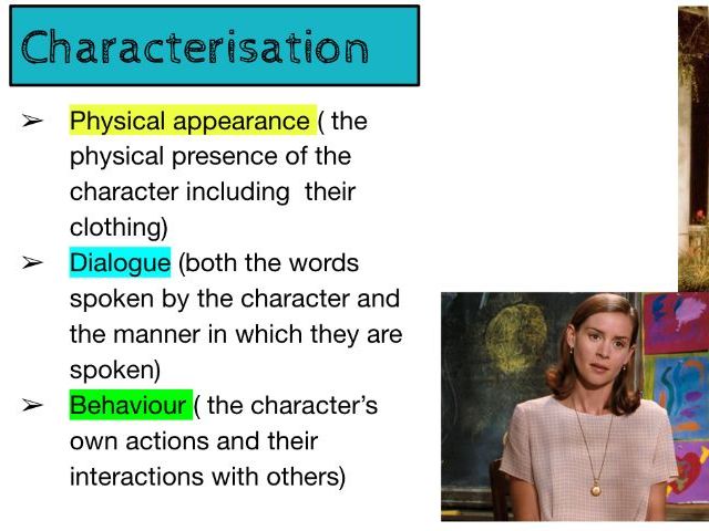 Descriptive Writing: Lesson 10 [Characterisation]