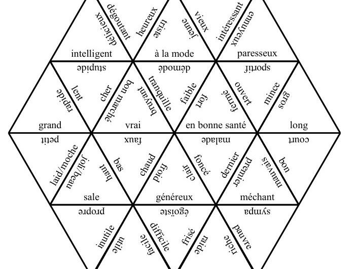 Tarsia French opposites