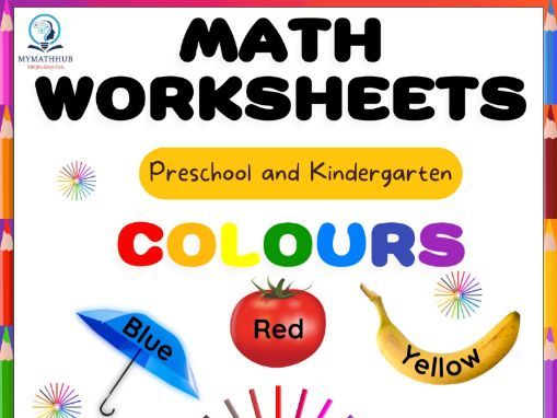 Colours and Colouring Worksheets for Kids - Preschool & Kindergarten