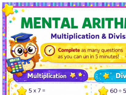 Busy Brain Mental Arithmetic Multiplication & Division