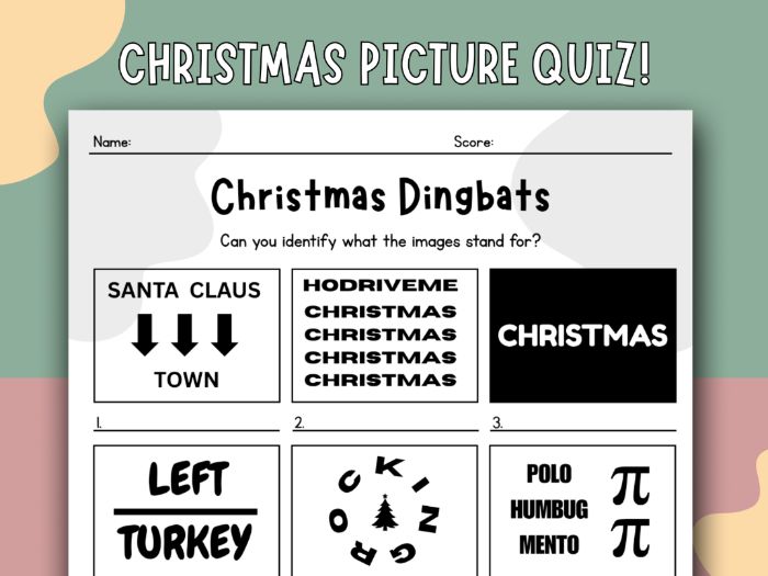 Christmas Dingbats Quiz