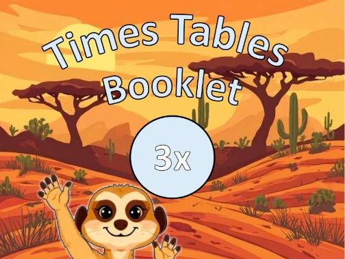 3x: Times Tables Practice Booklet