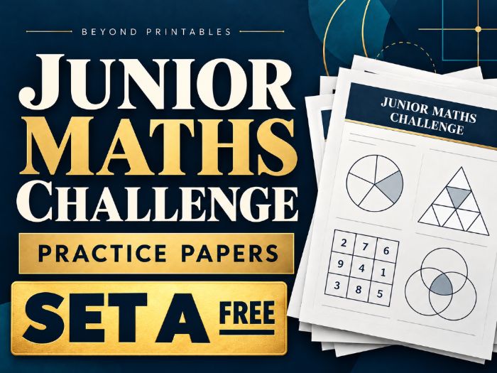 Junior Maths Challenge Practice Paper A | FREE | Answers Included