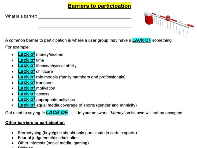 OCR Sport Studies, R184, TA1 Student work book Teaching Resources