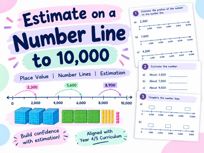 Estimate on a Number Line to 10,000 | Place Value | White Rose Maths