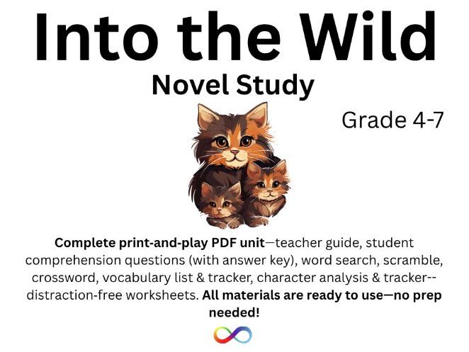 Novel Study for Into the Wild by Erin Hunter