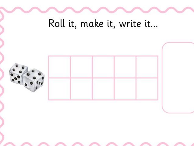 Maths - Roll it, make it, write it